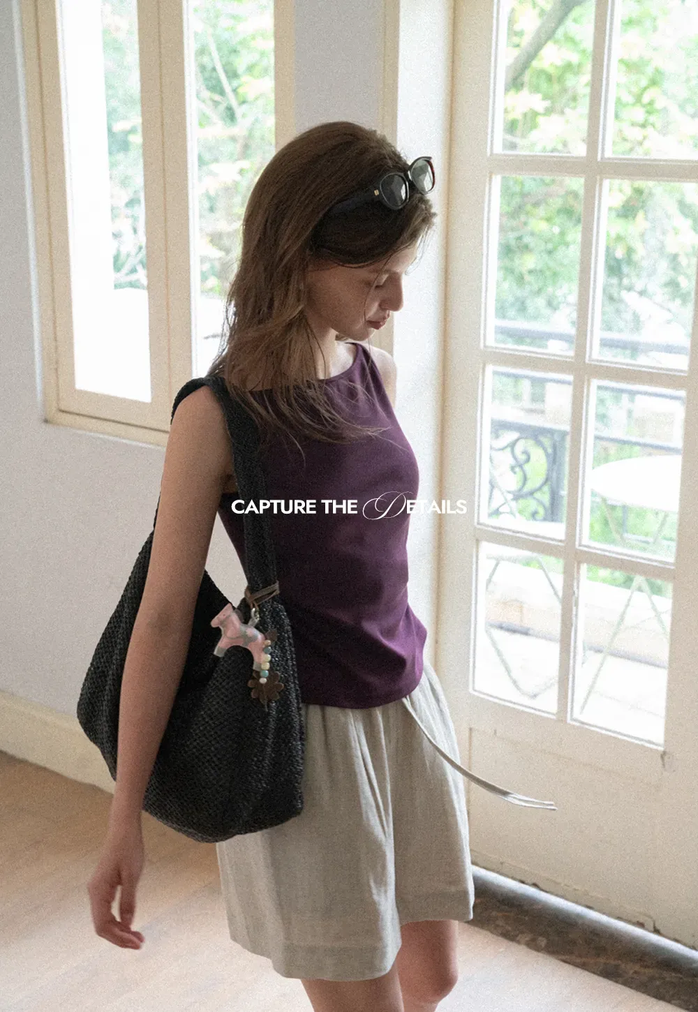 Square Neck Cropped Sleeveless Top