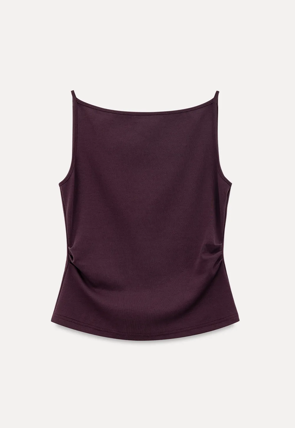 Square Neck Cropped Sleeveless Top
