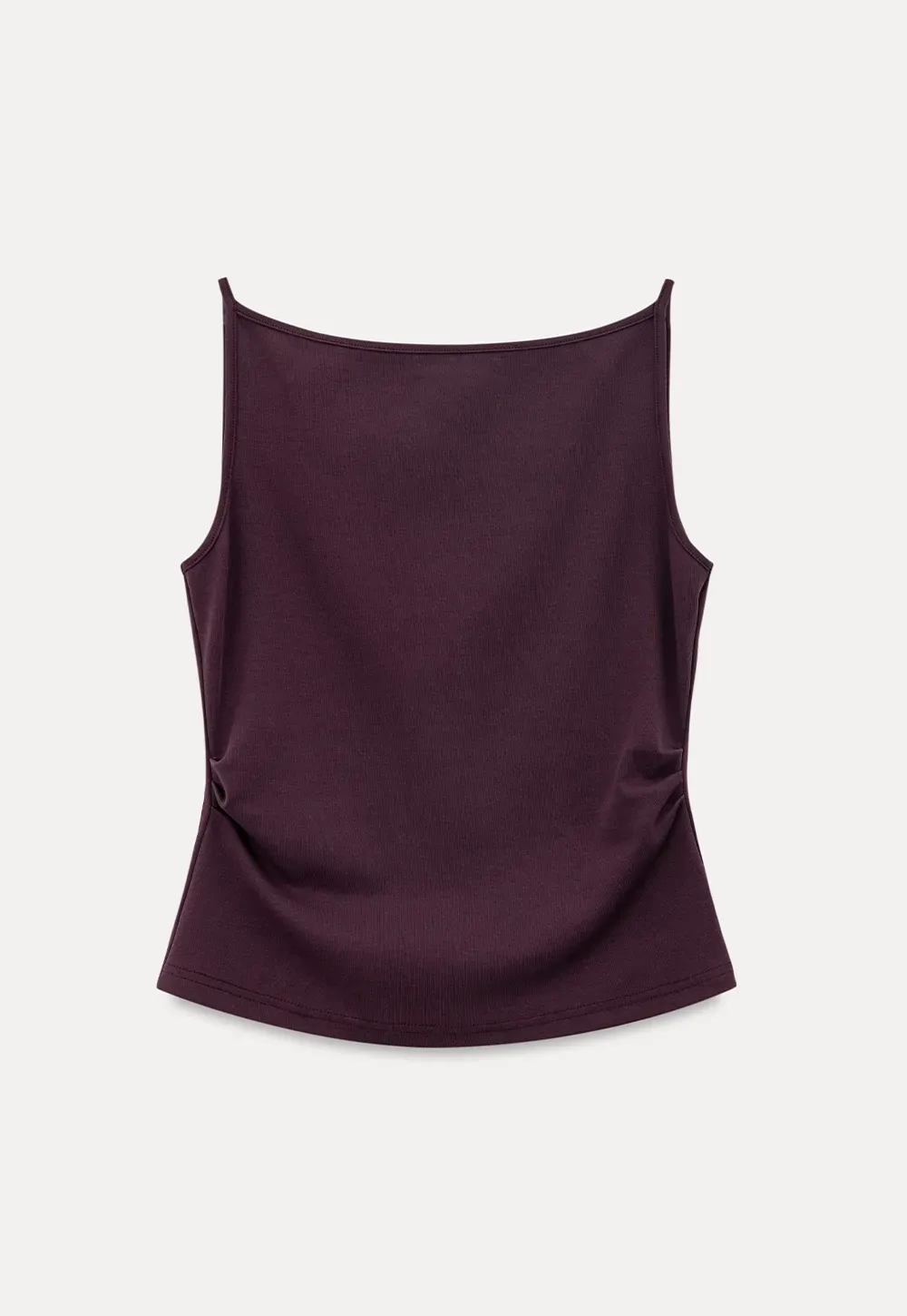Square Neck Cropped Sleeveless Top