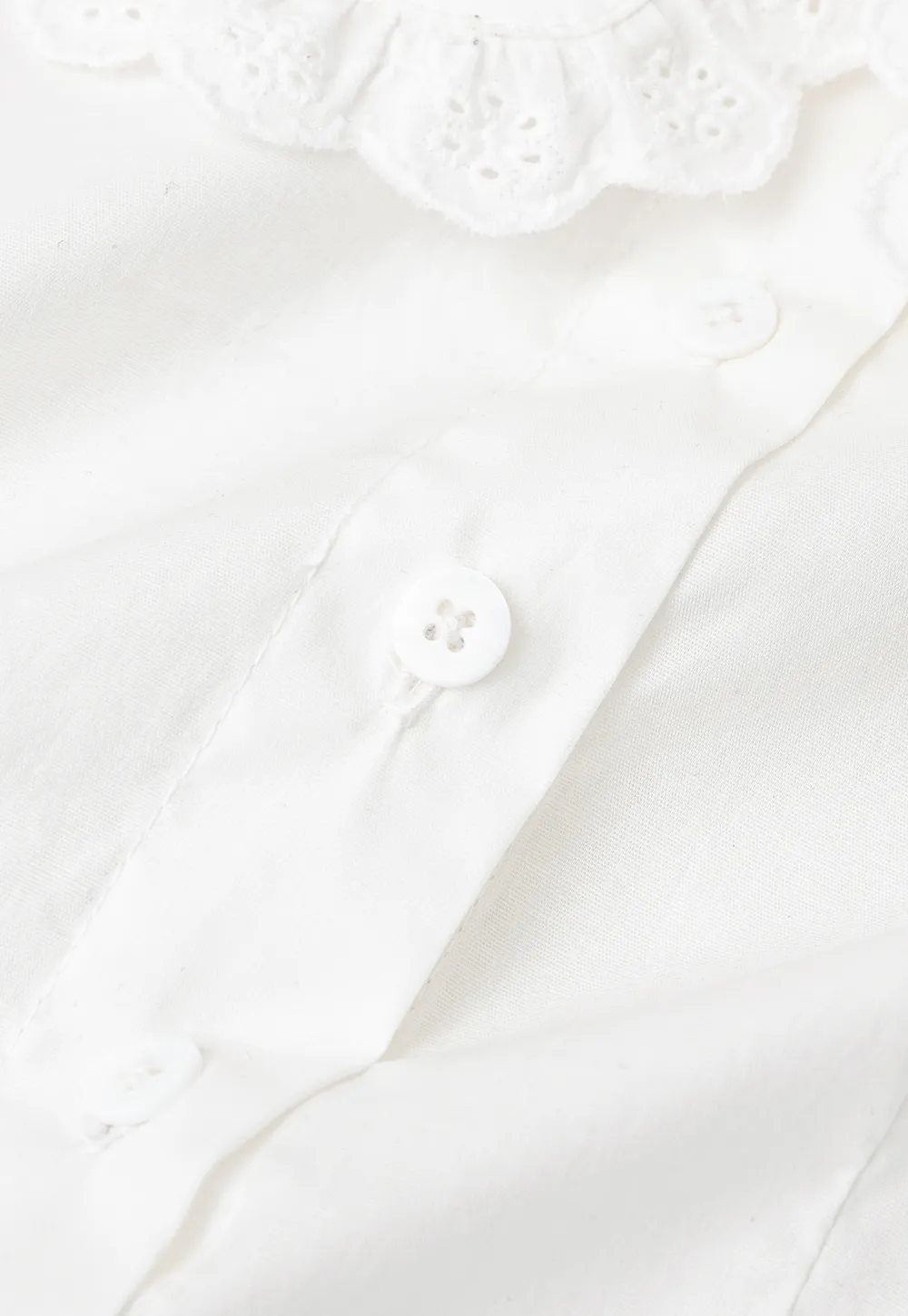 Lace Trim Collar Sleeveless Top