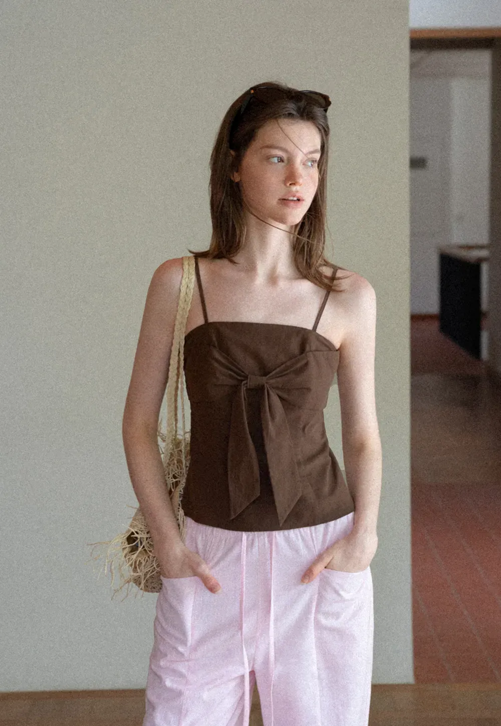 Front Bow Knot Camisole Top
