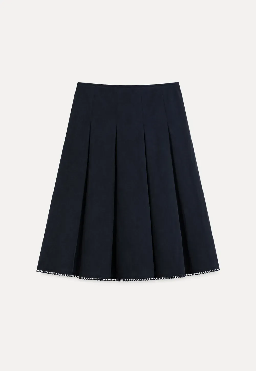 Peplum Hem Sleeveless Top and Pleated Skirt
