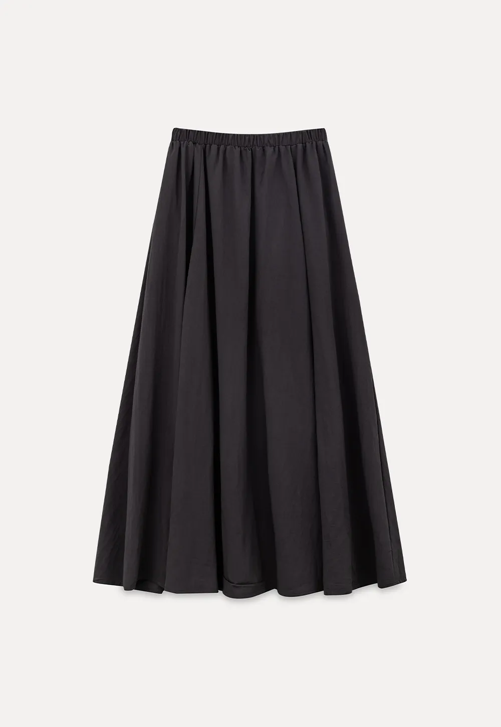 Draped V Neck Sleeveless Top And Flowing A Line Skirt Set