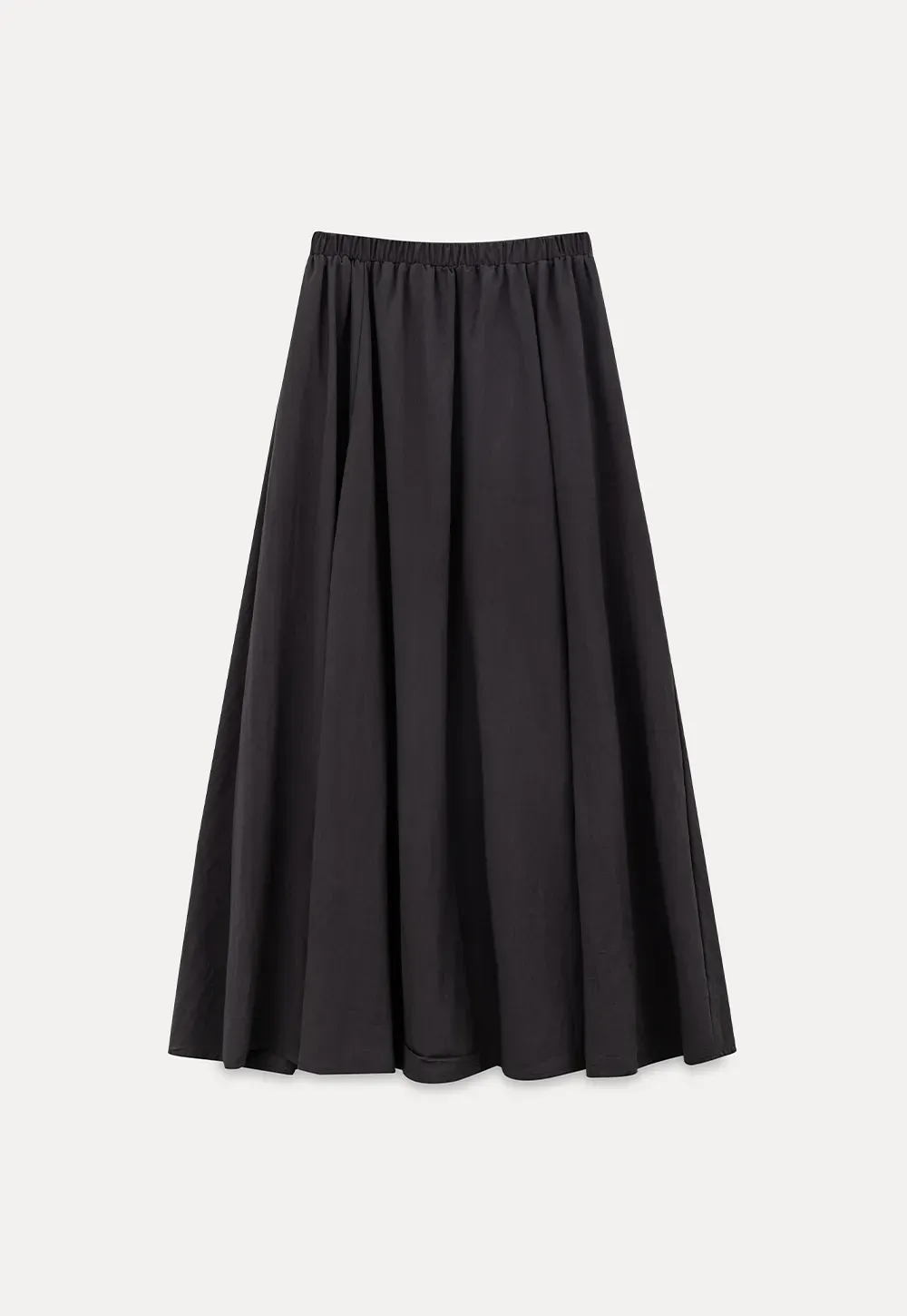 Draped V Neck Sleeveless Top And Flowing A Line Skirt Set