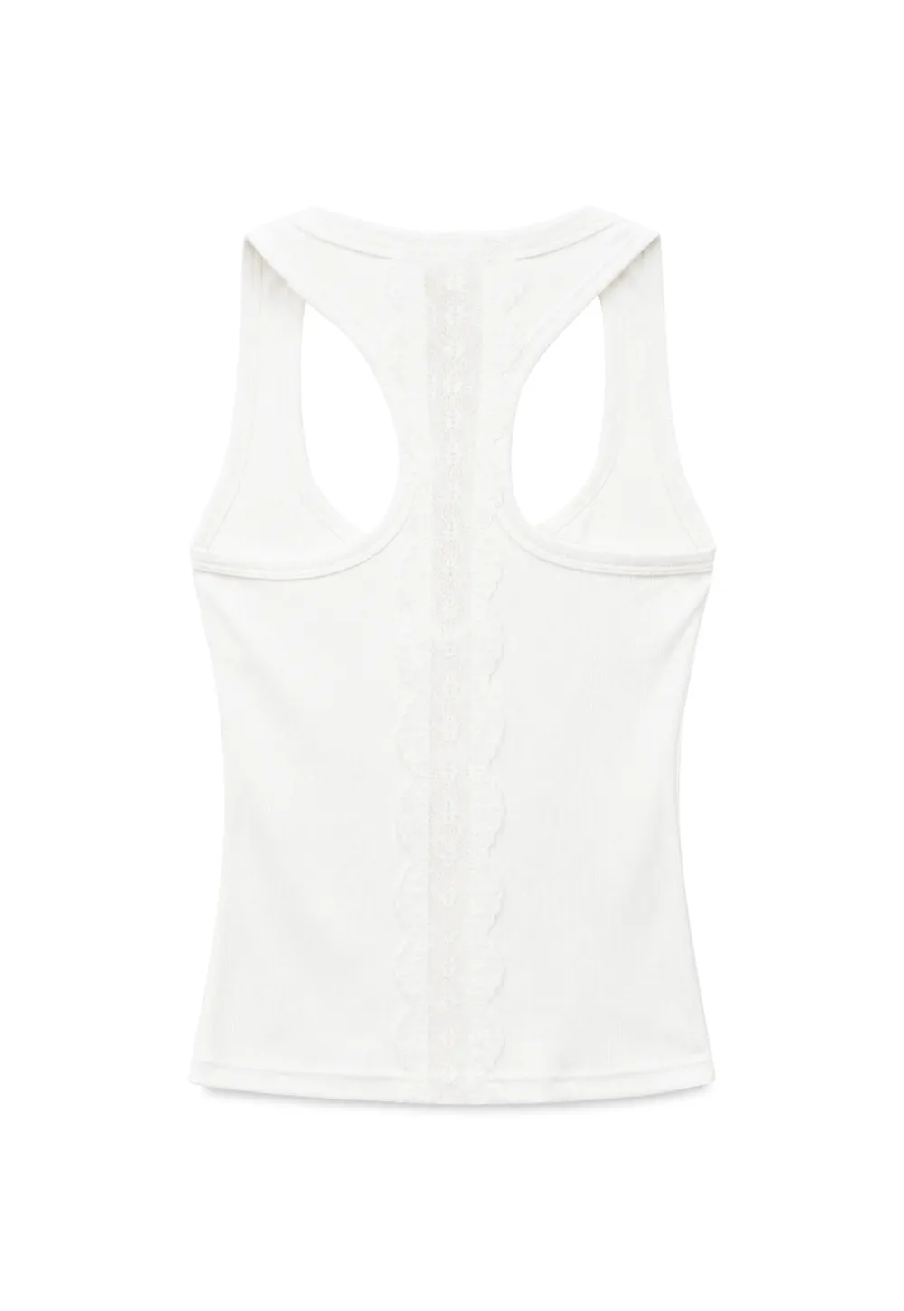 Square Neck Ribbed Knit Tank Top