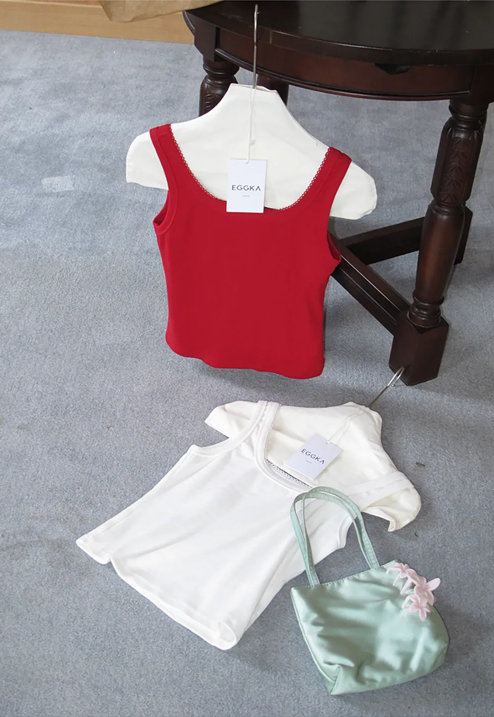 Cropped Square Neck Tank Top