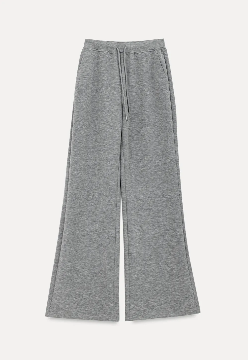 Cropped Halter Neck Tank Top and Drawstring Wide Leg Pants