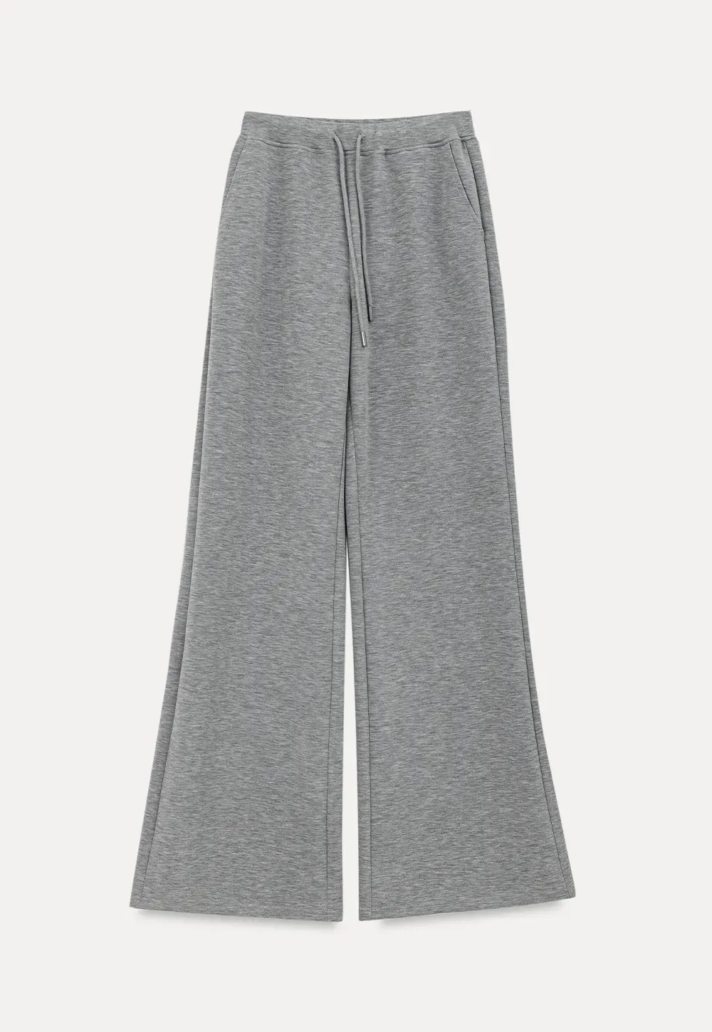 Cropped Halter Neck Tank Top and Drawstring Wide Leg Pants