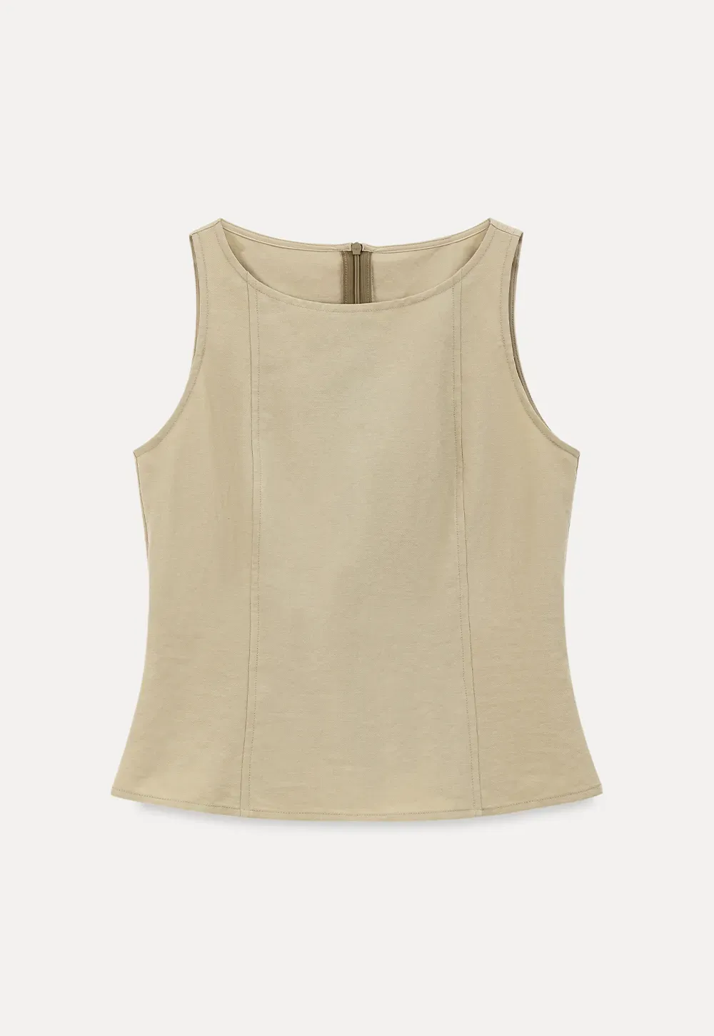 Tanktop mit strukturierten Nähten