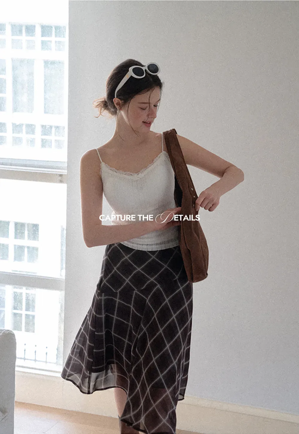 Lace Trim Cropped Knit Tank Top