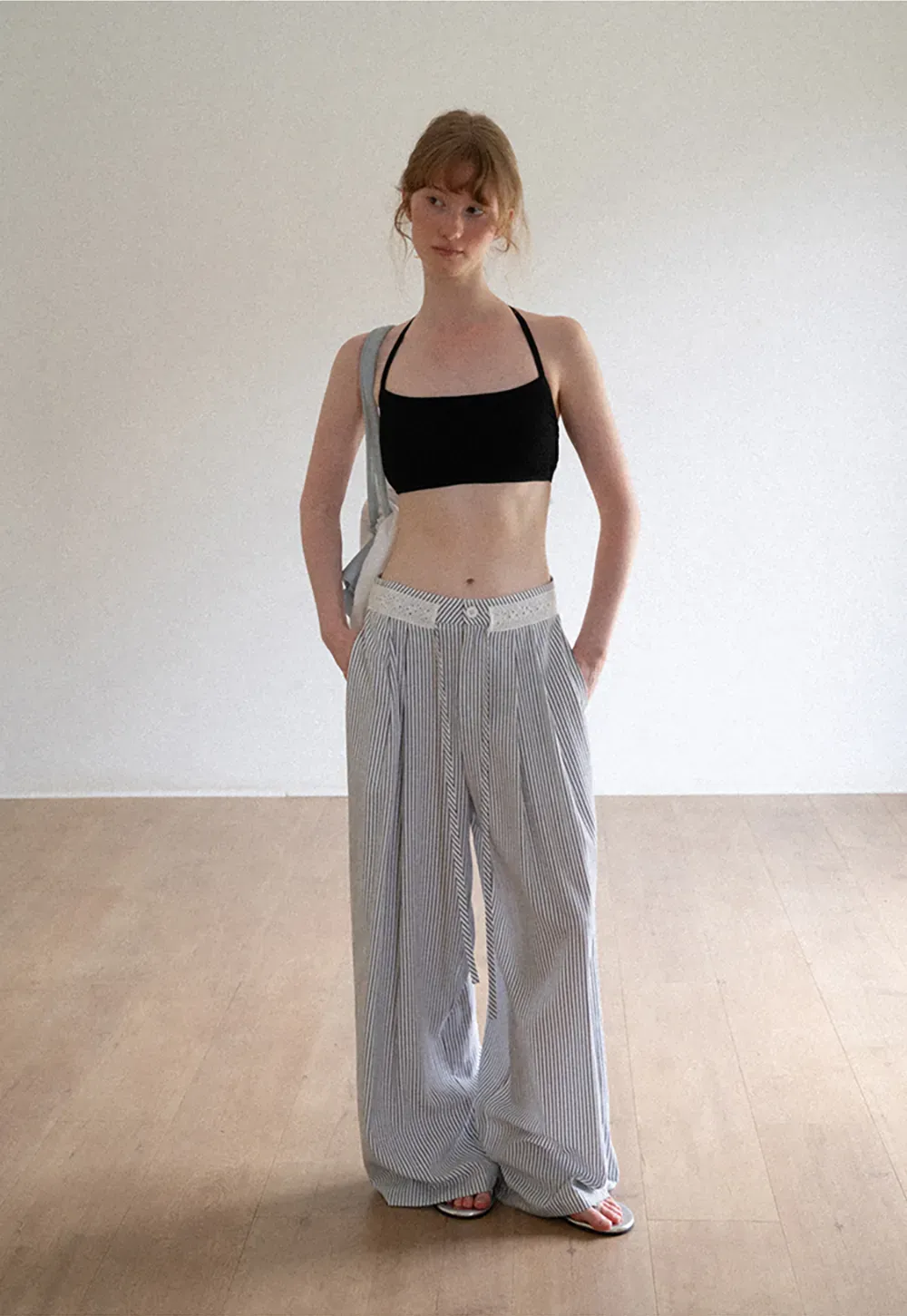 Cropped Square Neck Thin Strap Tank Top