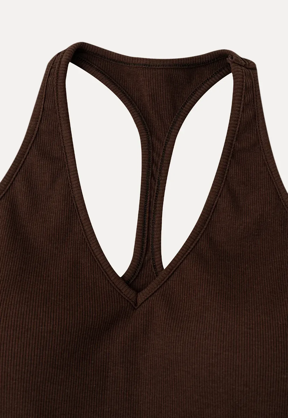 V Neck Halter Tank Top