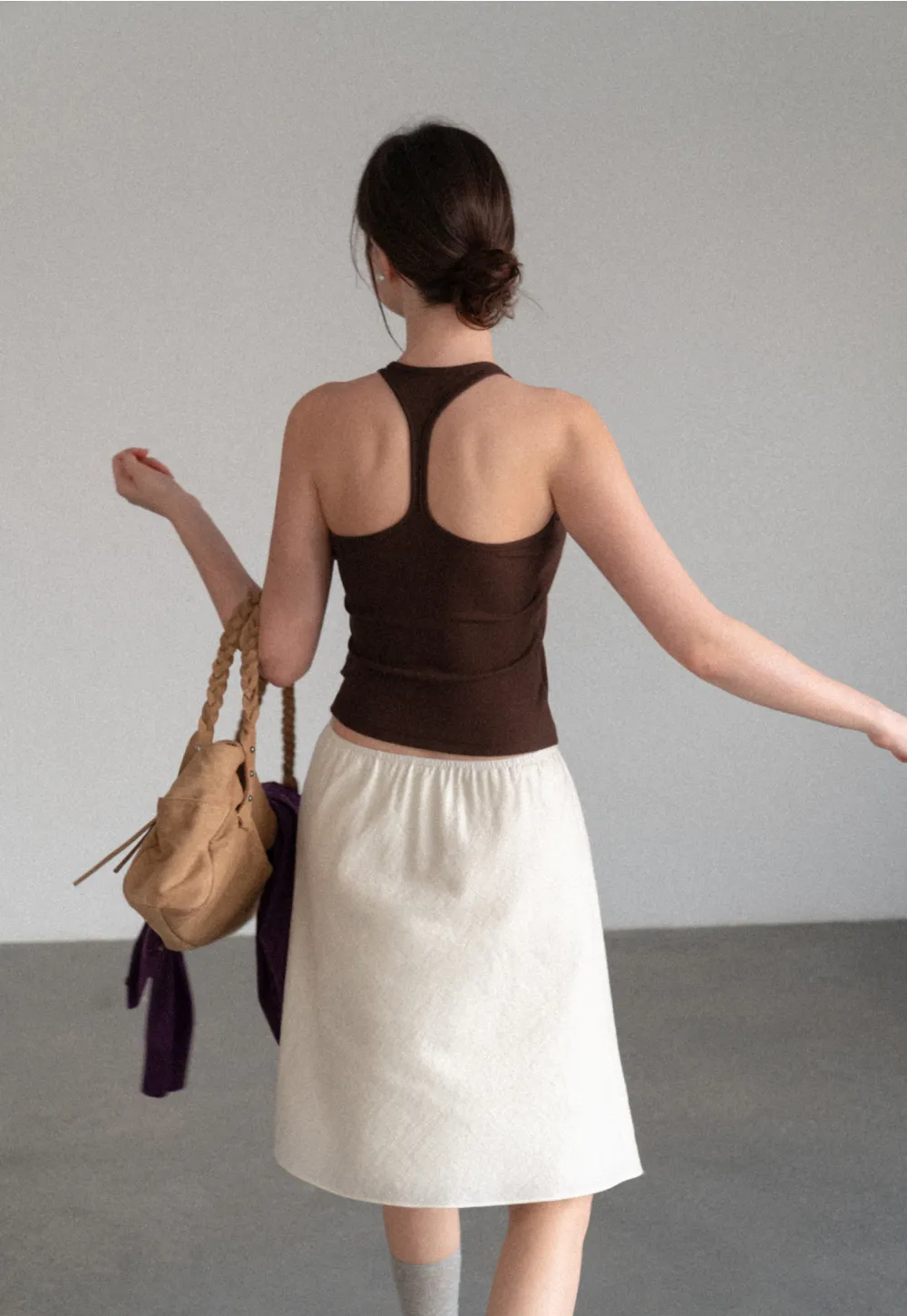 V Neck Halter Tank Top