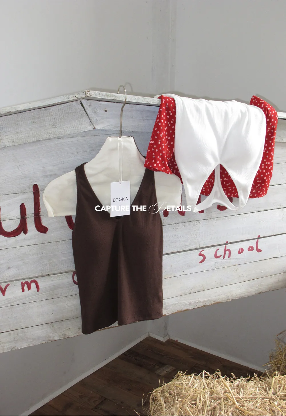 V Neck Halter Tank Top