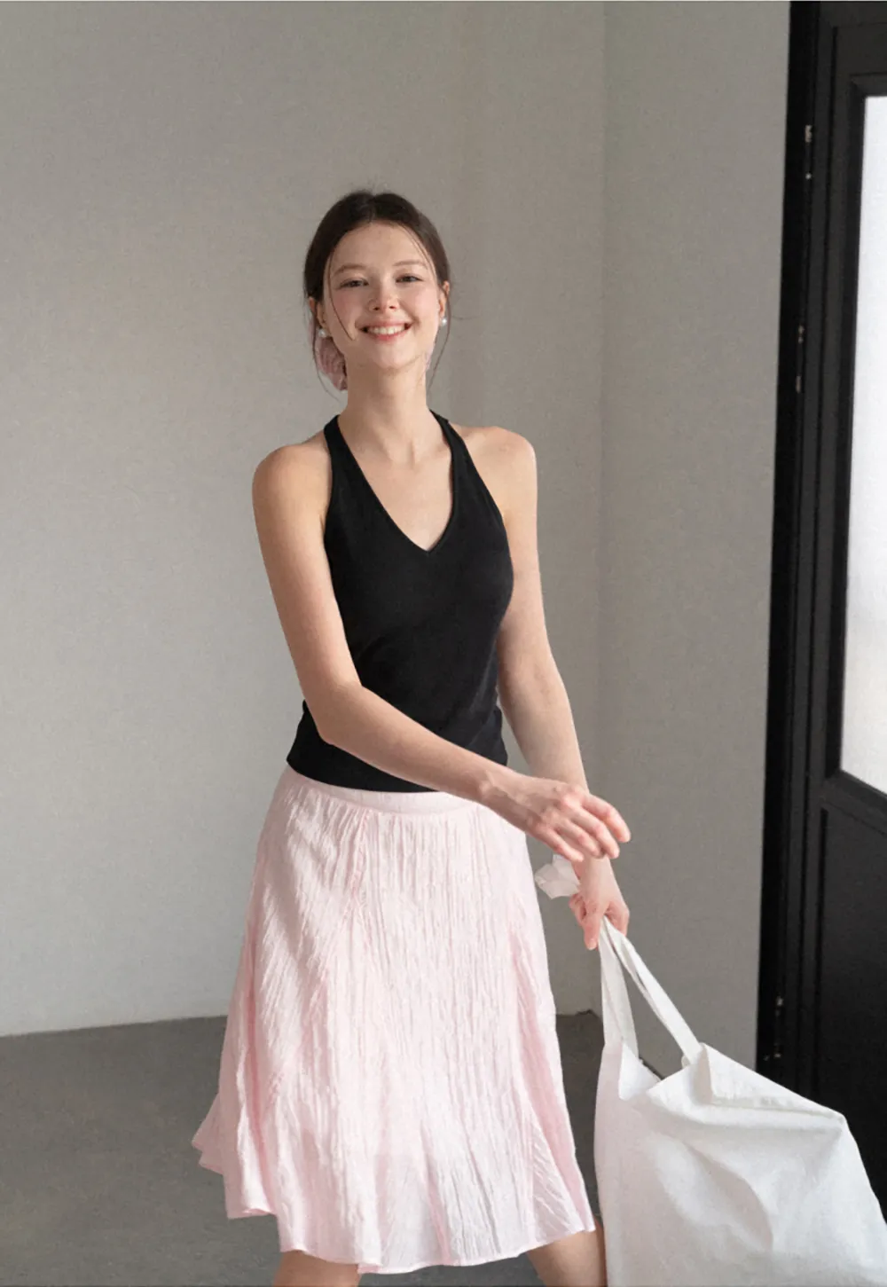 V Neck Halter Tank Top