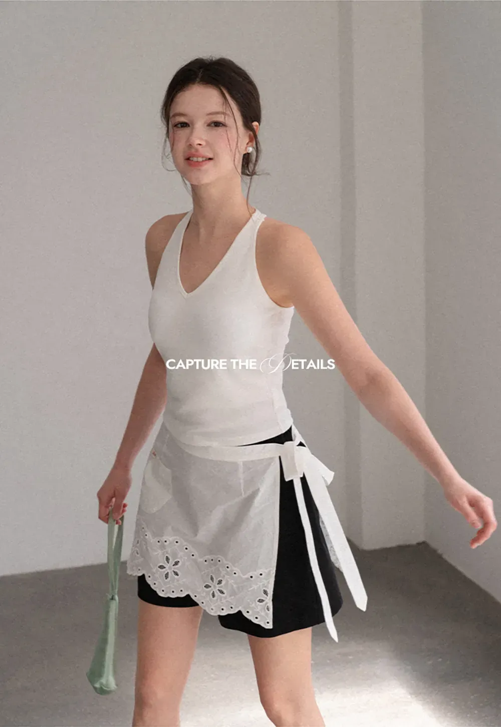V Neck Halter Tank Top