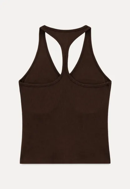 V Neck Halter Tank Top