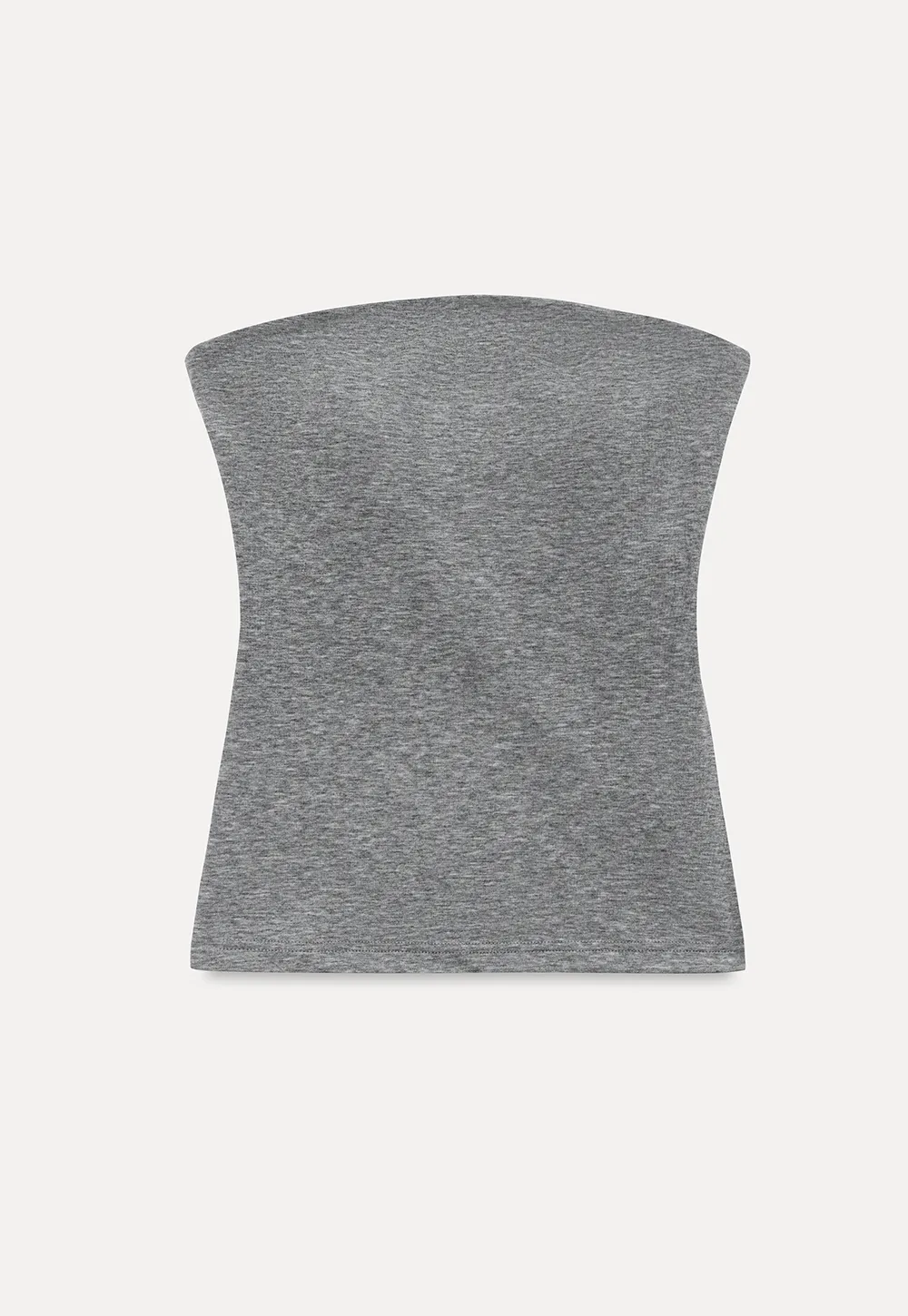 Ruched Front Strapless Tank Top
