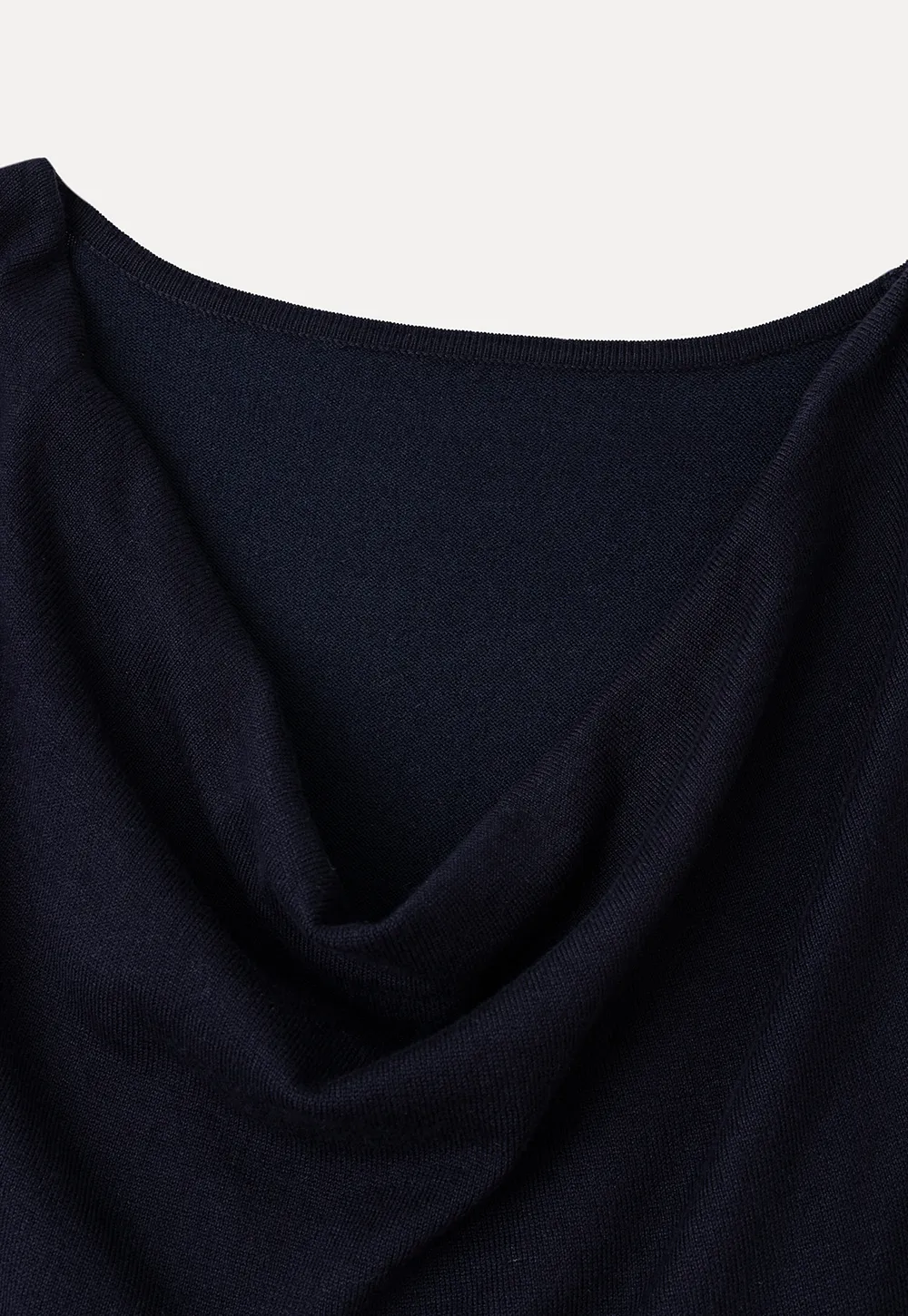 Cowl Neck Sleeveless Knit Tank Top