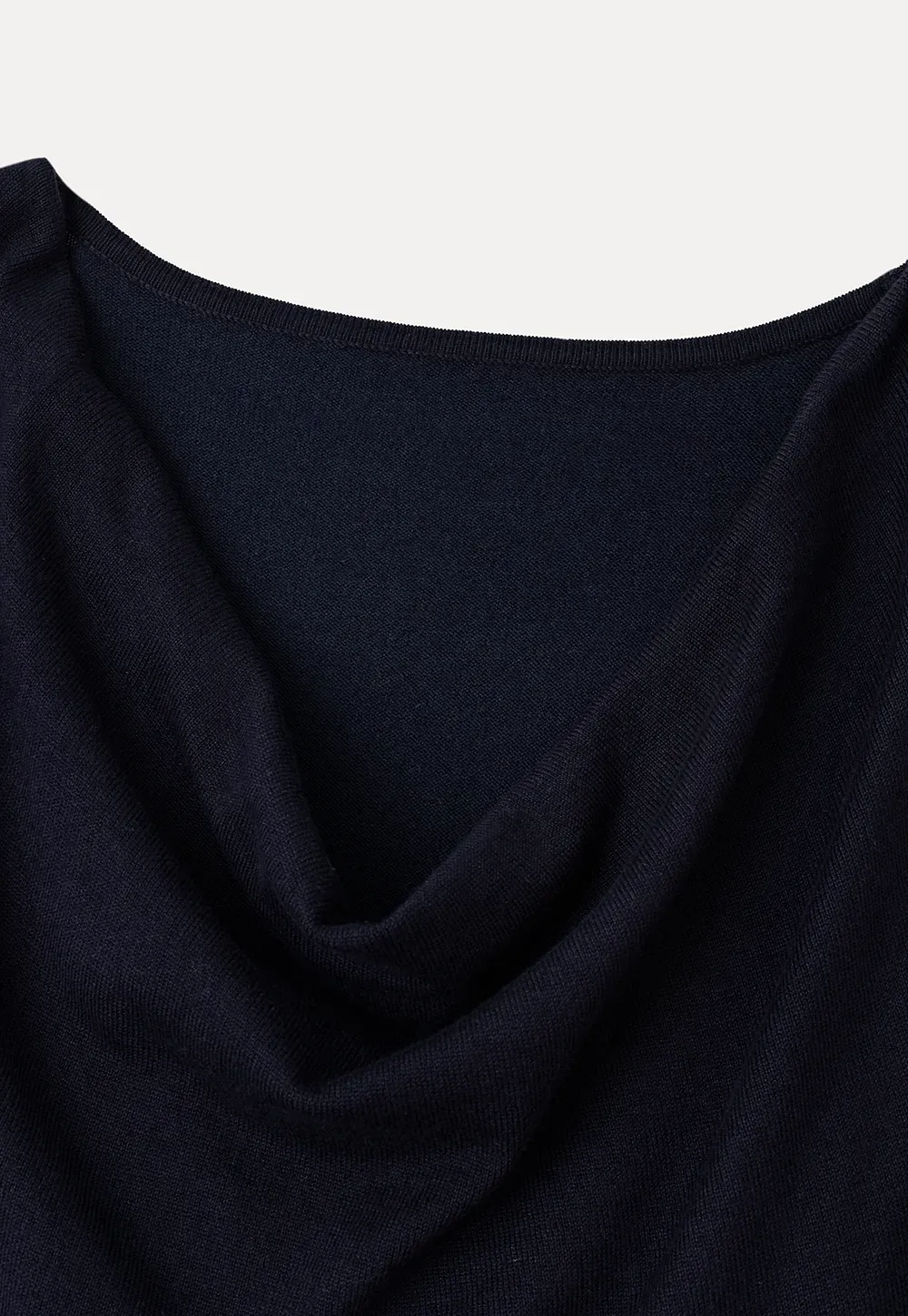 Cowl Neck Sleeveless Knit Tank Top
