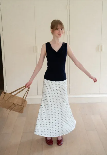 Cowl Neck Sleeveless Knit Tank Top