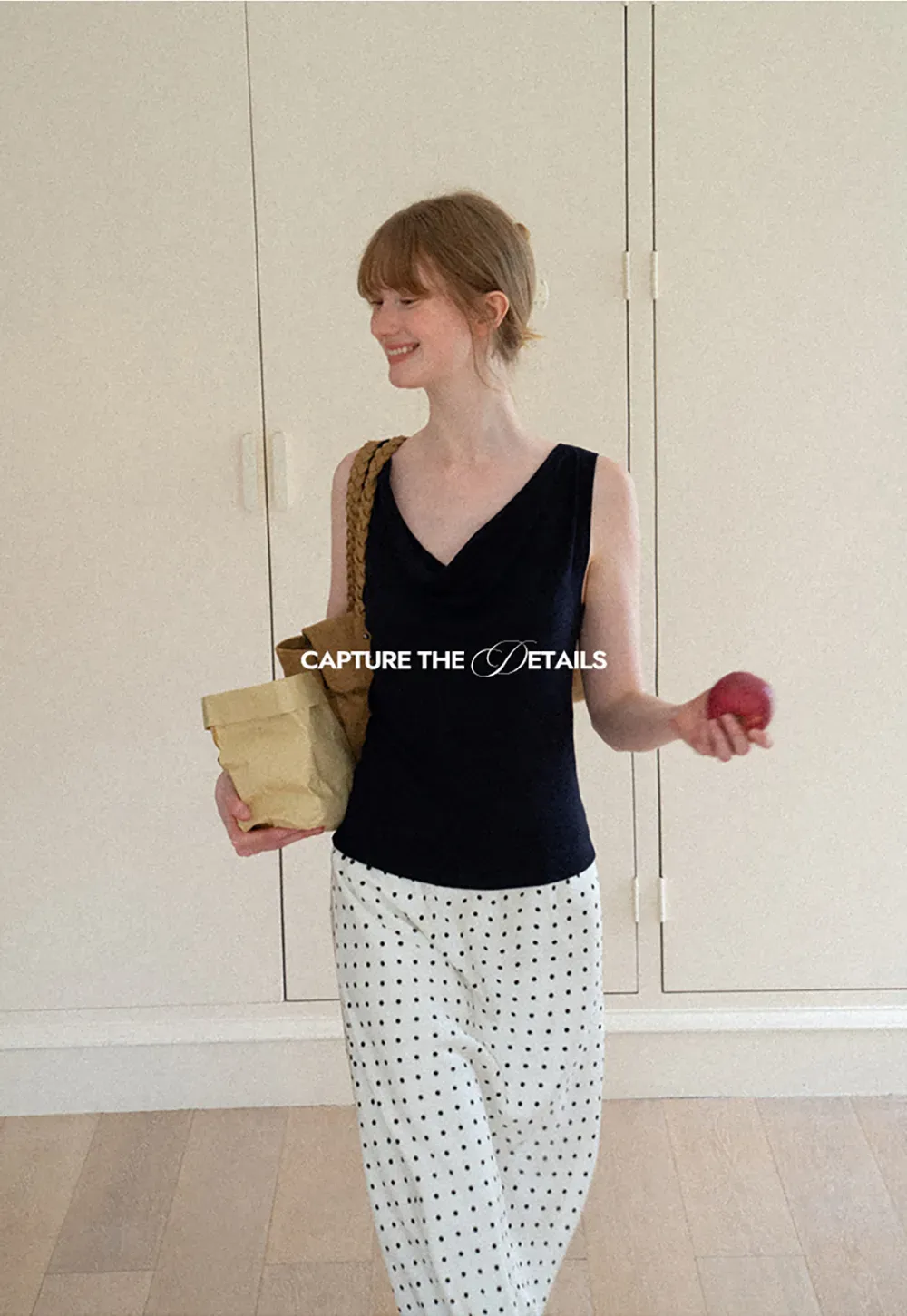 Cowl Neck Sleeveless Knit Tank Top