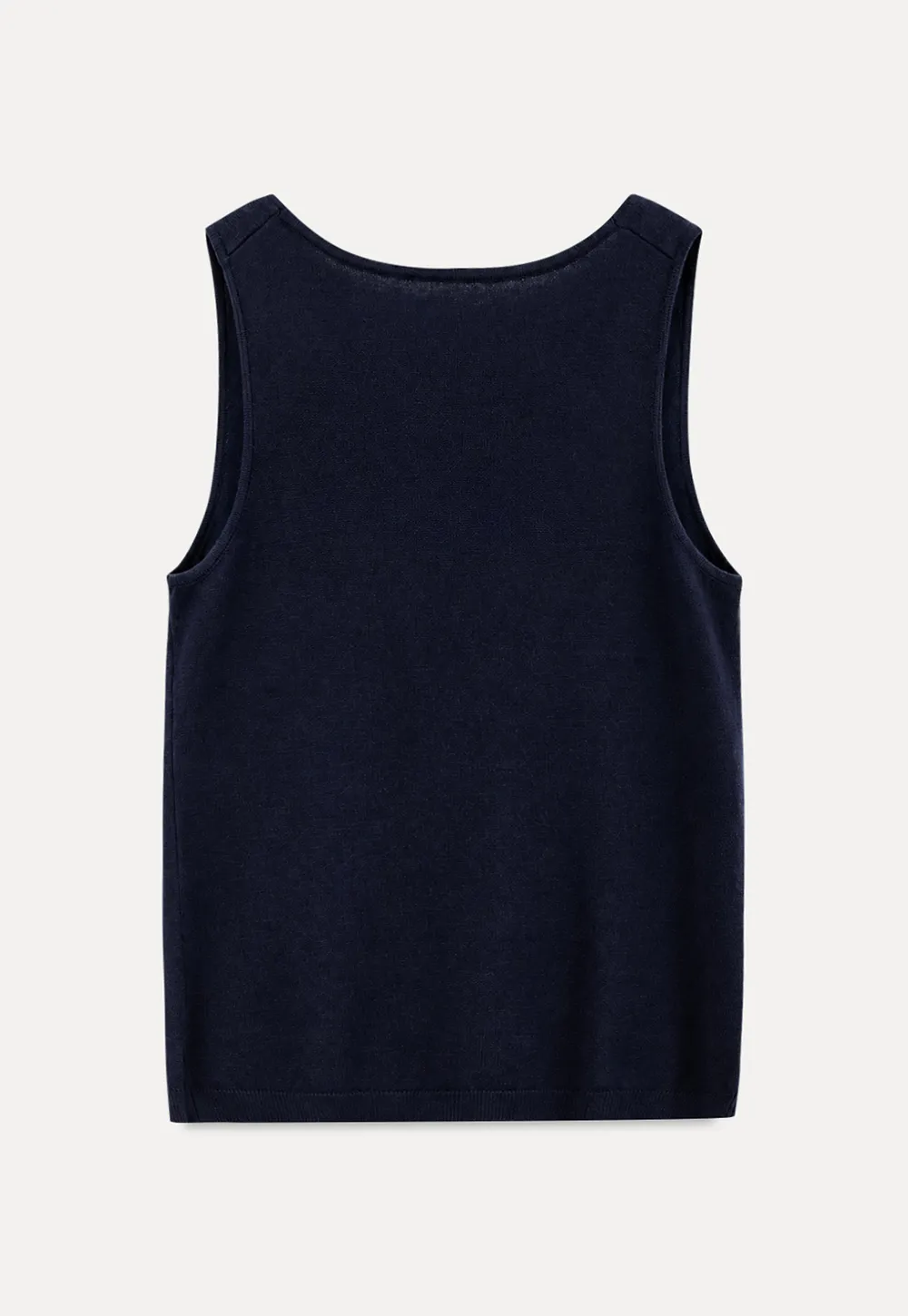Cowl Neck Sleeveless Knit Tank Top