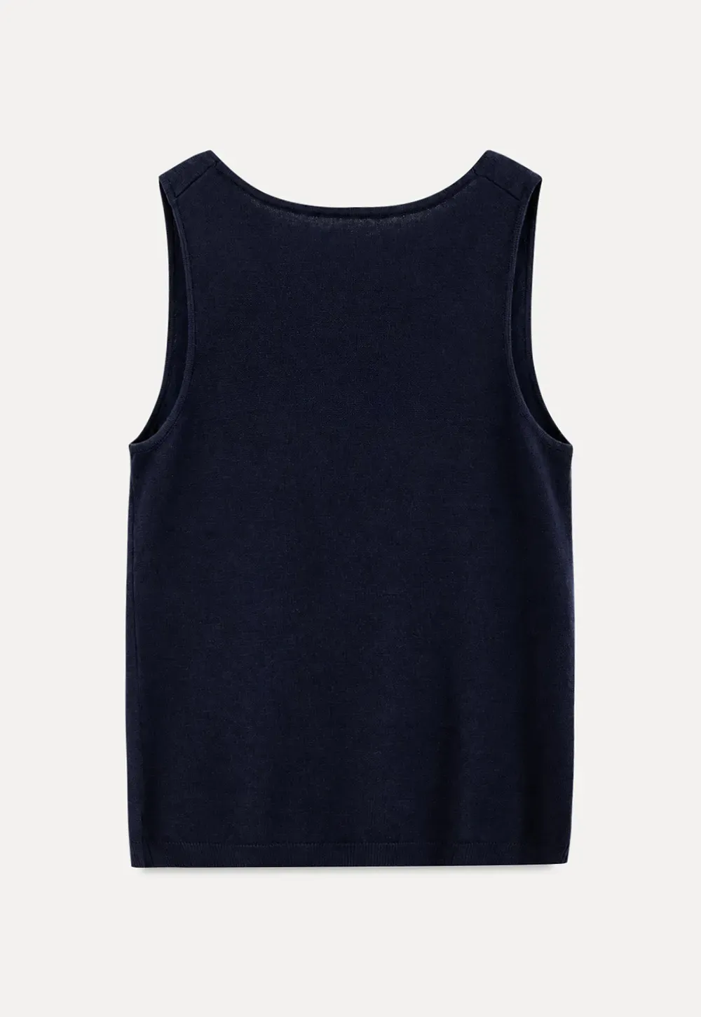 Cowl Neck Sleeveless Knit Tank Top