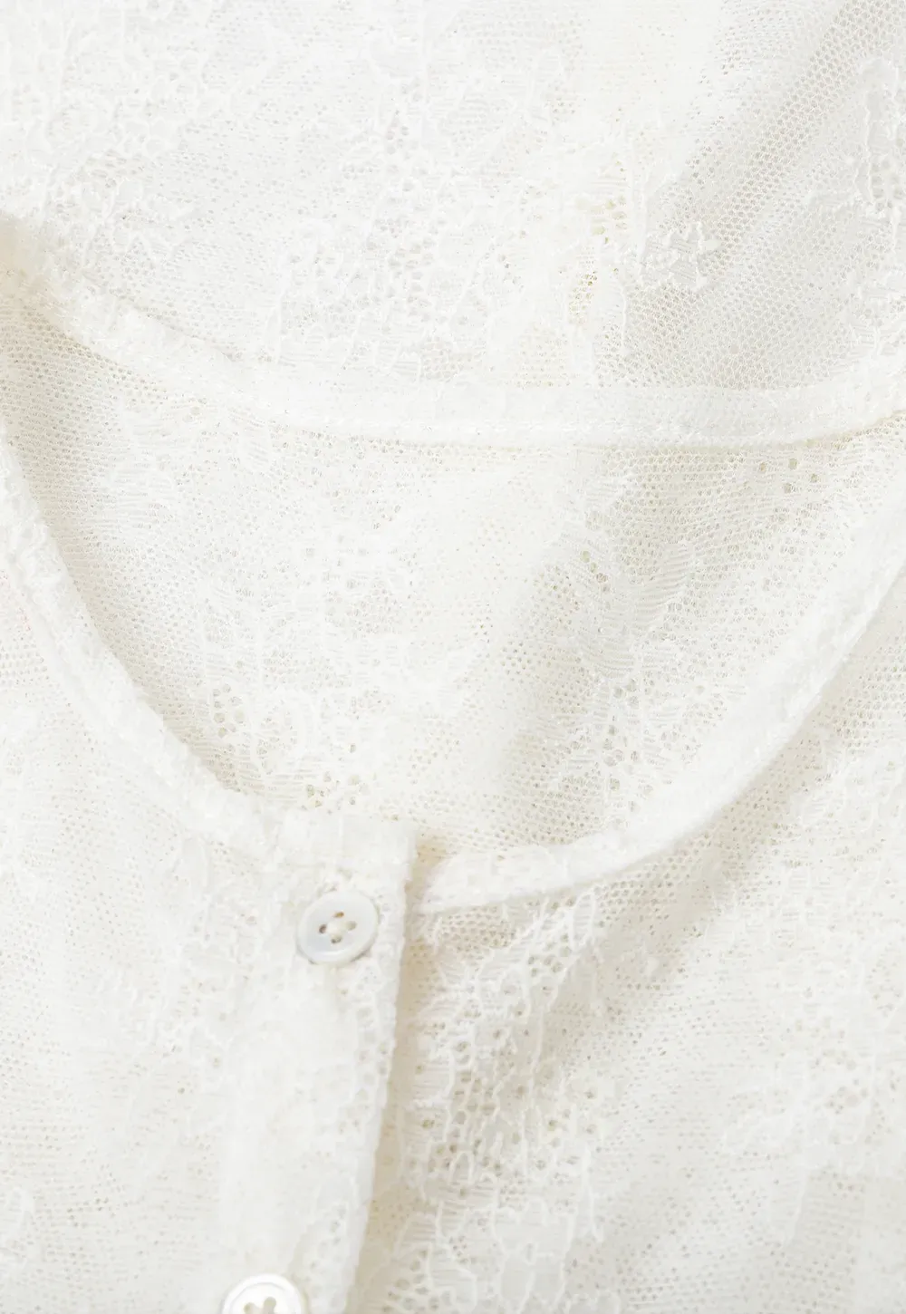 Sheer Lace Halter Neck Button Front Tank Top