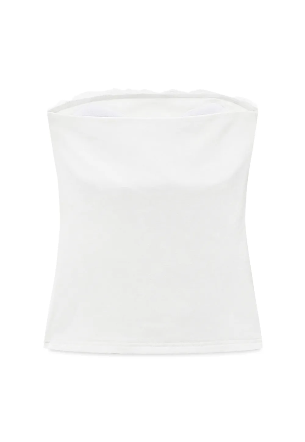 Sheer Scarf Tie Strap Tube Top