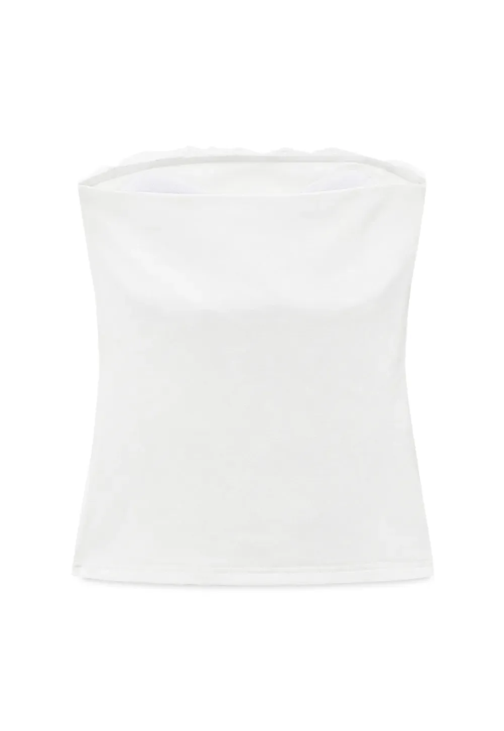 Sheer Scarf Tie Strap Tube Top