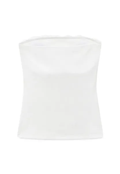Sheer Scarf Tie Strap Tube Top