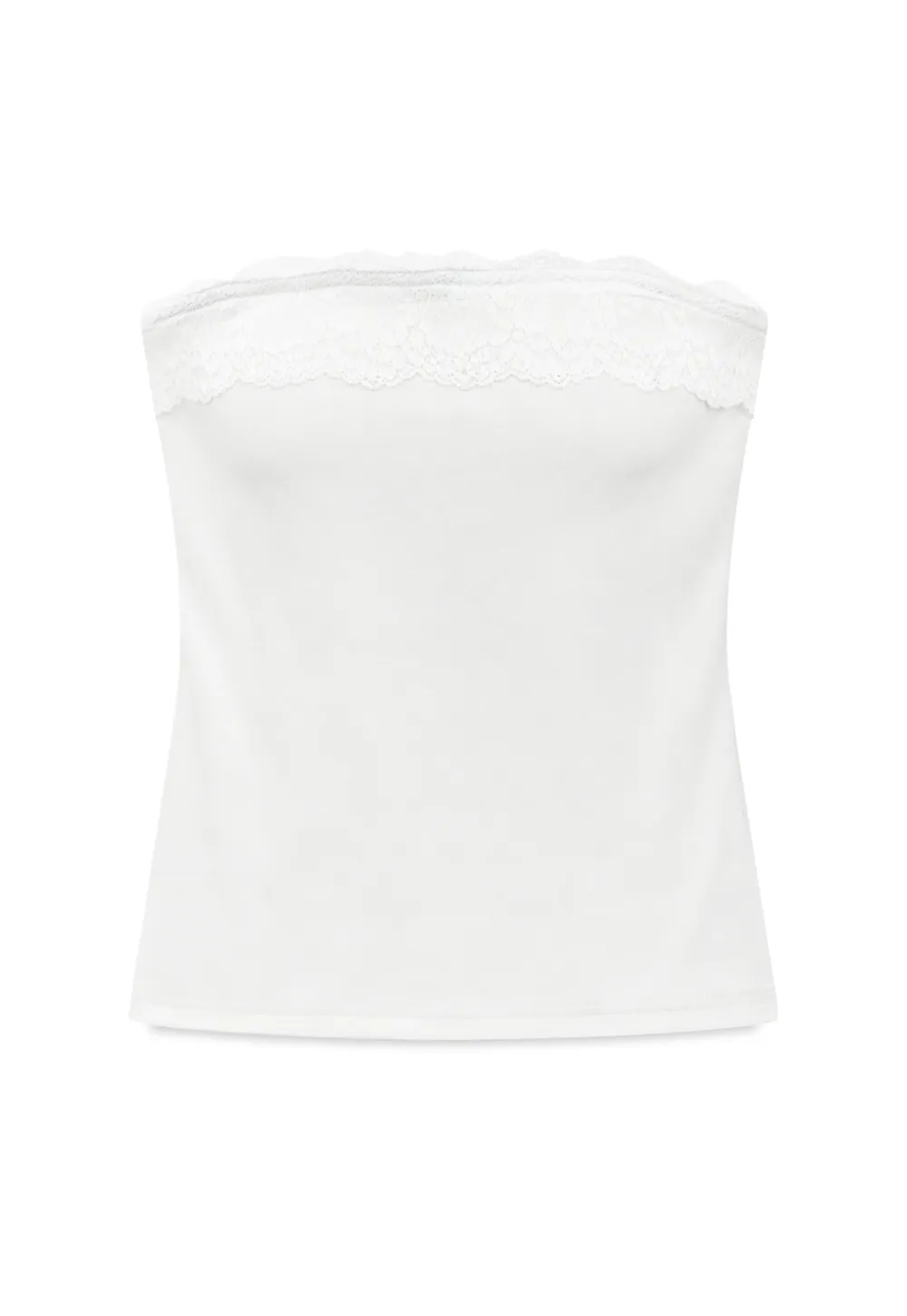 Sheer Scarf Tie Strap Tube Top