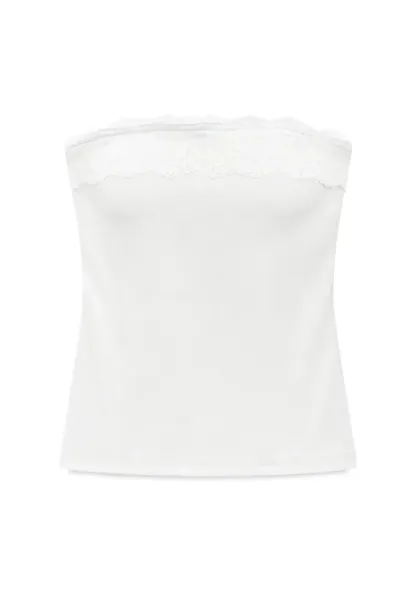 Sheer Scarf Tie Strap Tube Top