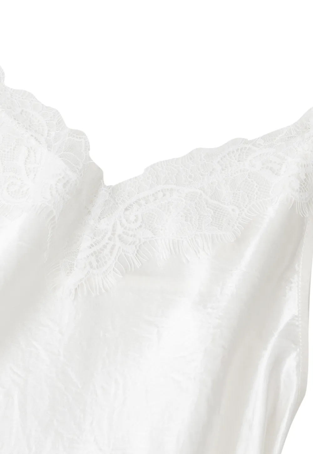 Lace Trim V Neck Camisole Tank Top