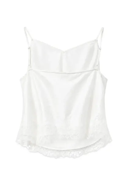 Lace Trim V Neck Camisole Tank Top