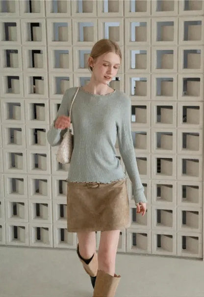 Twisted Front Ribbed Knit Tank Top