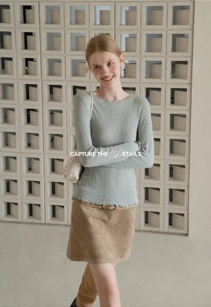 Twisted Front Ribbed Knit Tank Top