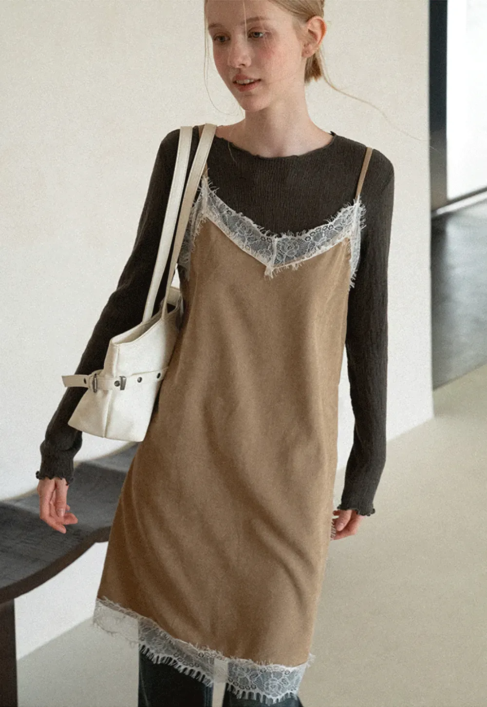 Twisted Front Ribbed Knit Tank Top