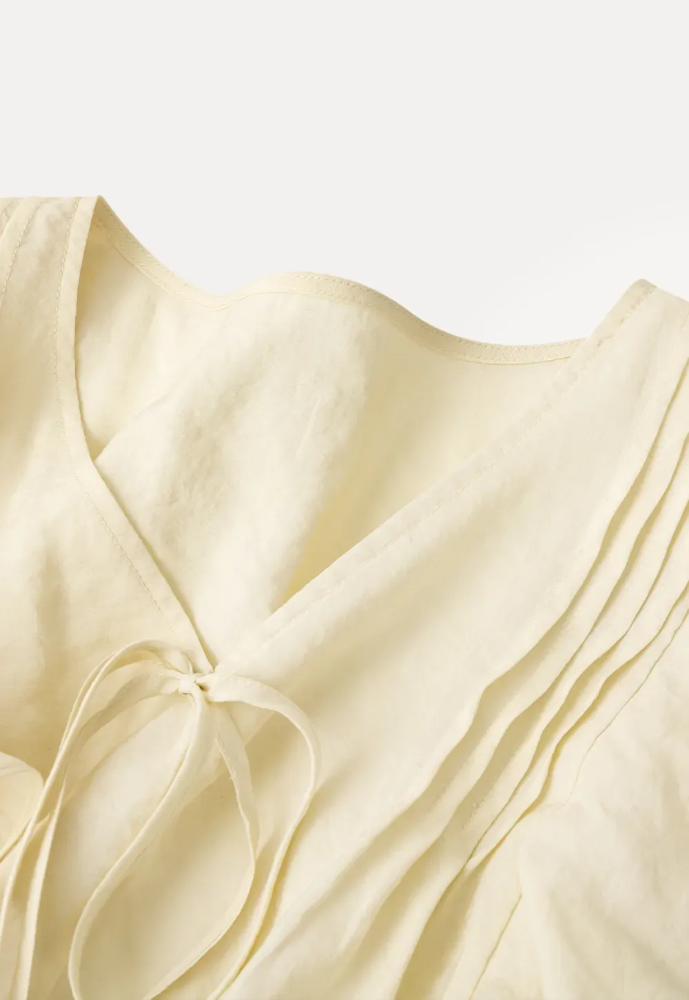 Ruffled Short Sleeve Top with Drawstring Waist