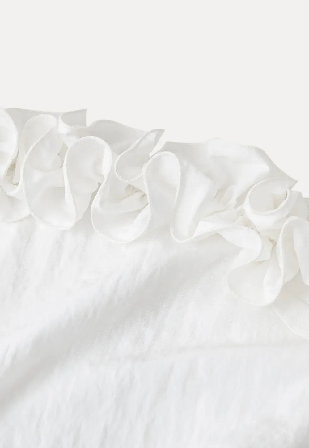 Off Shoulder Ruffled Top with Gathered Waist