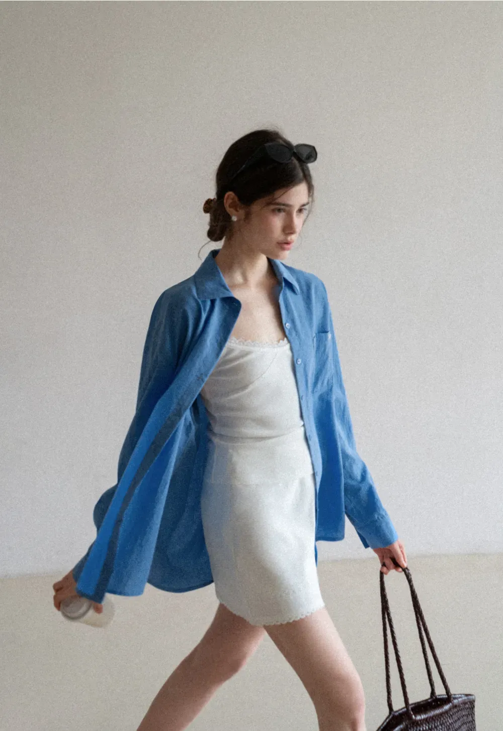 Long Sleeve Button Up Shirt with Collar