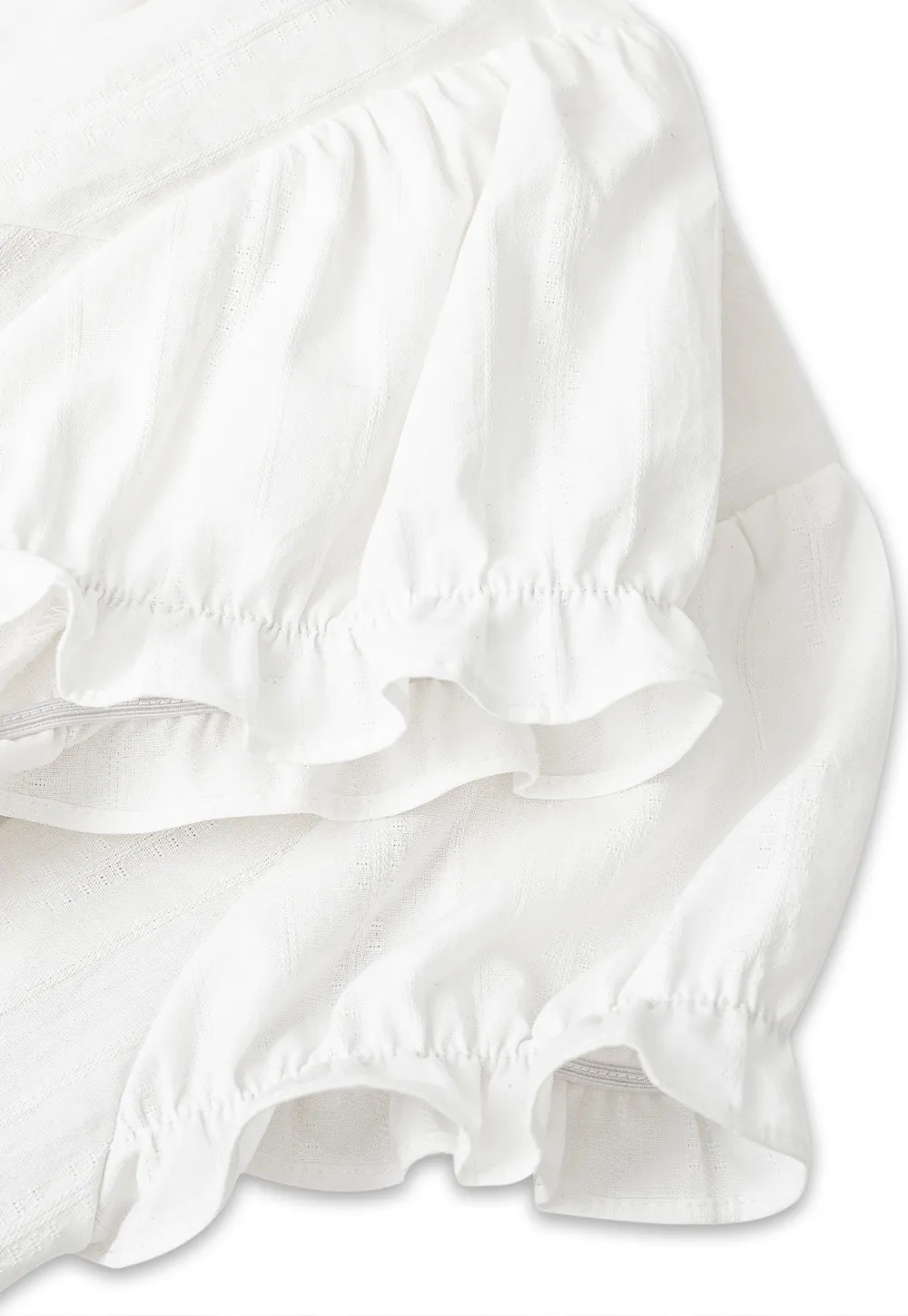 Ruffled Sleeve Bow Front Shirt