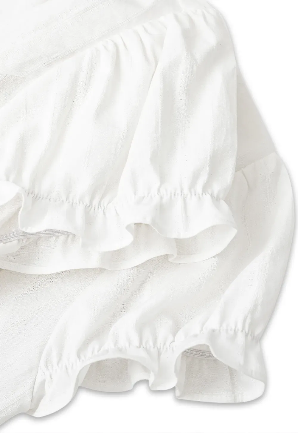 Ruffled Sleeve Bow Front Shirt