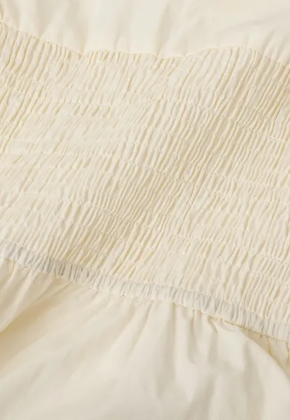 Puff Sleeve Peplum Top Shirt