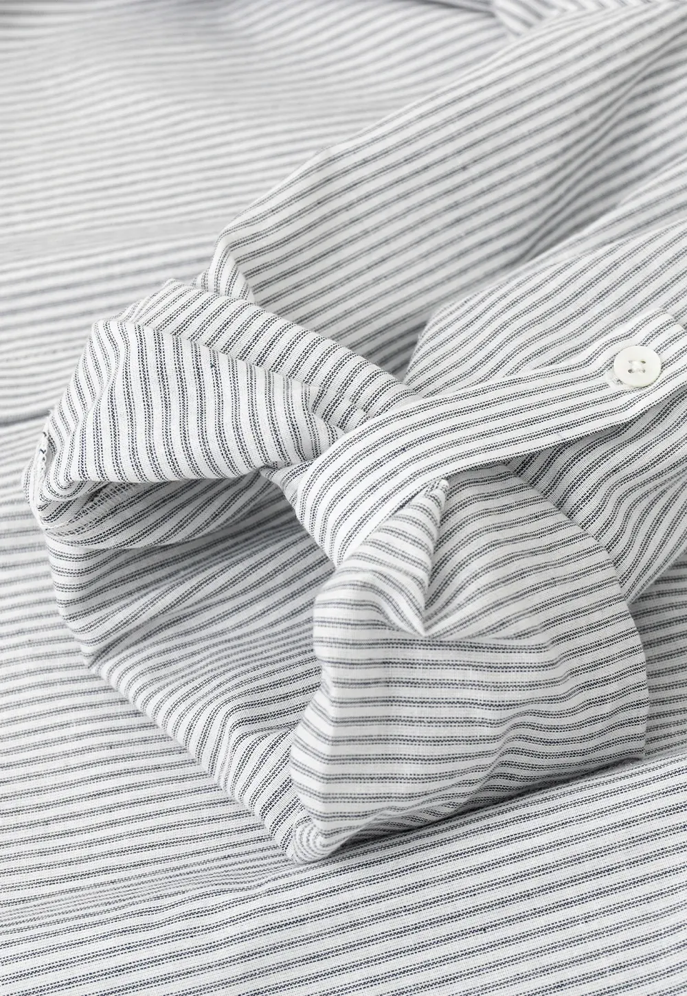 Oversized Striped Button Down Shirt