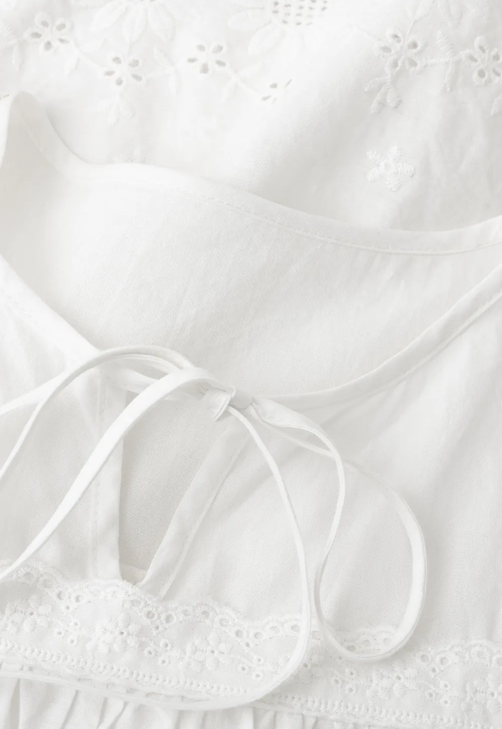 Lace Trim Puff Sleeve Blouse