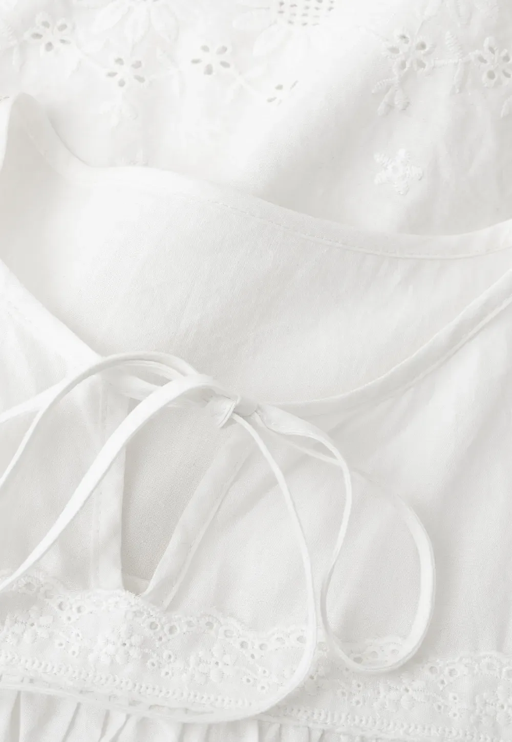 Lace Trim Puff Sleeve Blouse