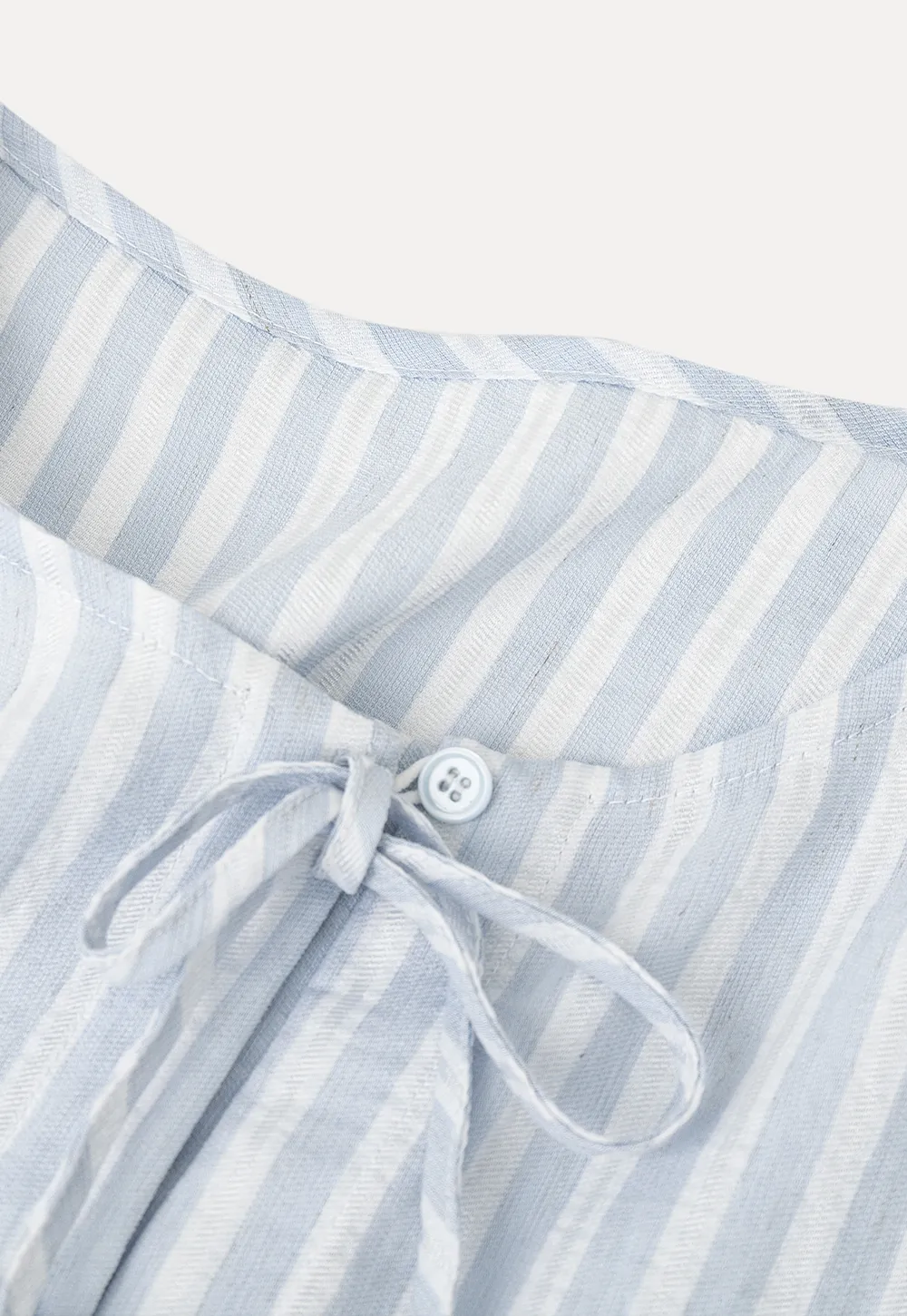 Puff Sleeve Ruched Front Shirt