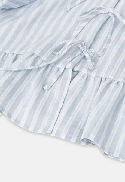 Puff Sleeve Ruched Front Shirt